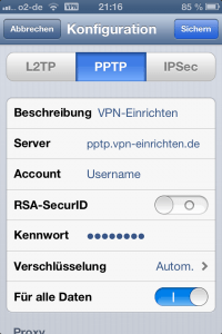 VPN iPhone