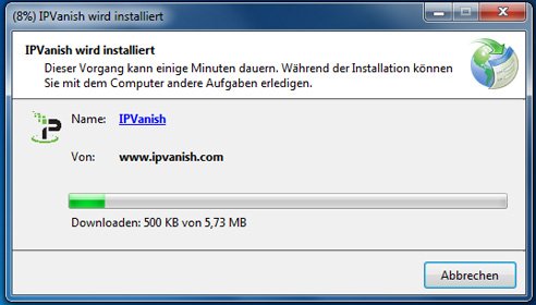 IPVanish-Software-Installat